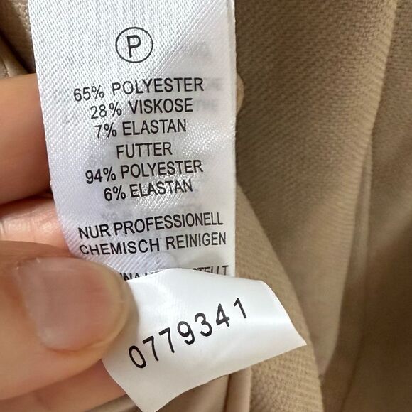 House of Harlow 1960 Double Breasted Single Closure Blazer in Beige Tan L NWOT - Picture 11 of 12